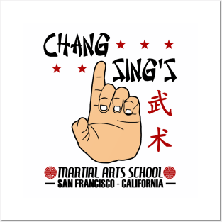 martial arts school Posters and Art